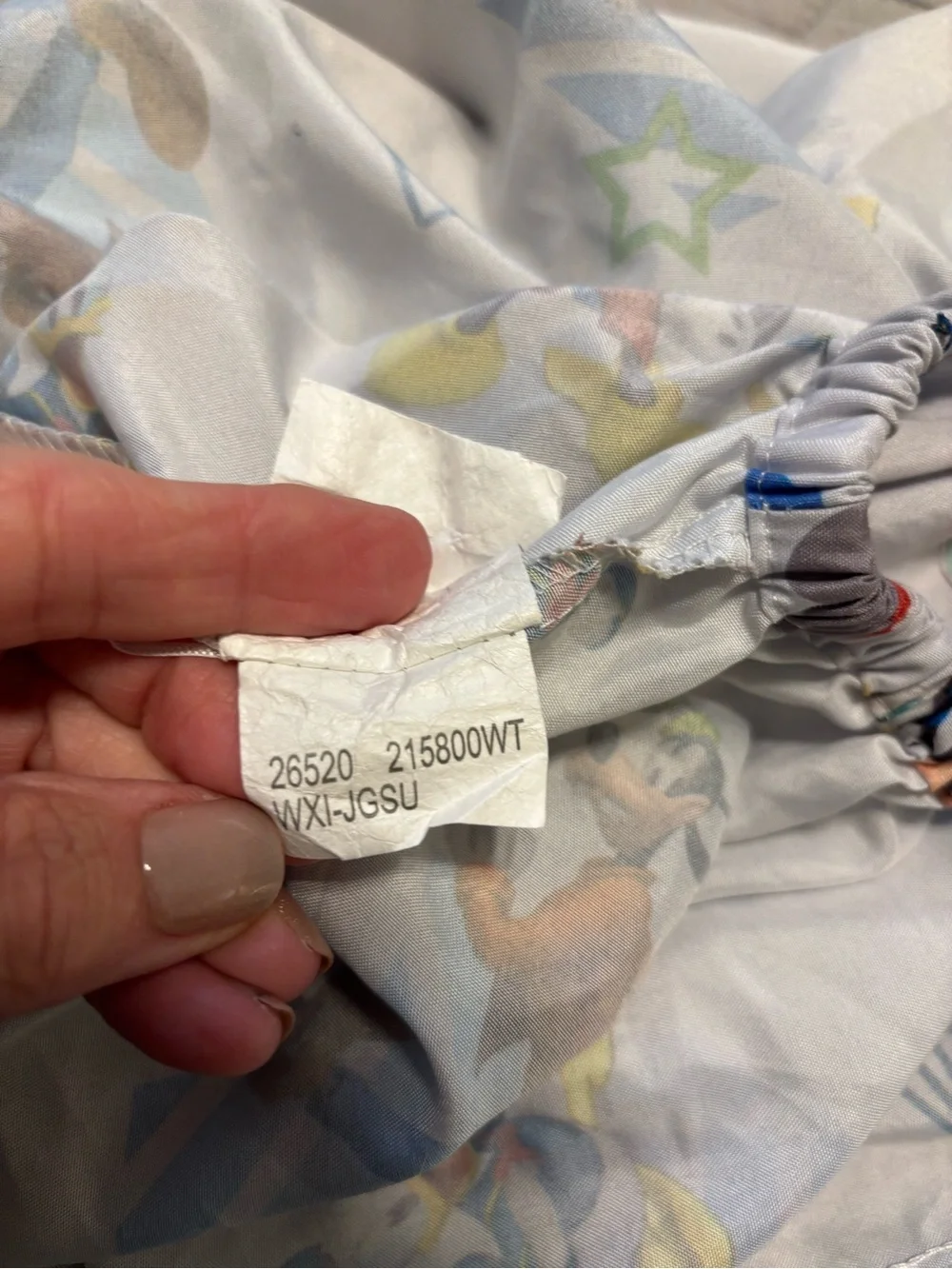 Vintage Disney Mickey/Donald/Goofy Gray Crib Toddler Fitted Sheet Bedding